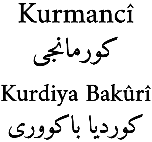 Kurmanji dialect